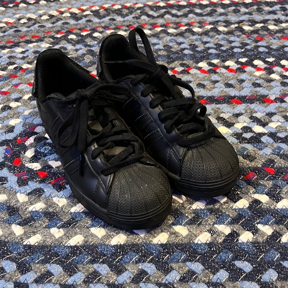 Adidas Superstar w/ velcro accessories